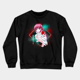 Innocence And Darkness Elfen Lied Manga's Visual Dichotomy Crewneck Sweatshirt